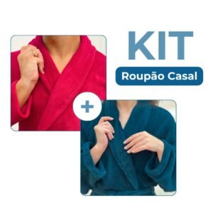 ROUPÃO DE BANHO MACIO — CASAL