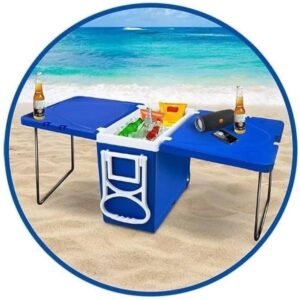 COOLER CAIXA TÉRMICA 32L 3 EM 1 MESA