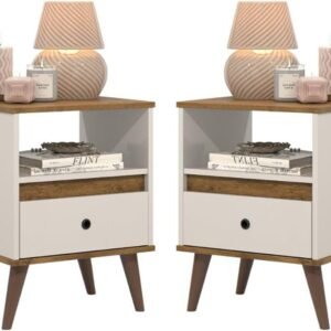 CONJUNTO 2 MESAS DE CABECEIRA